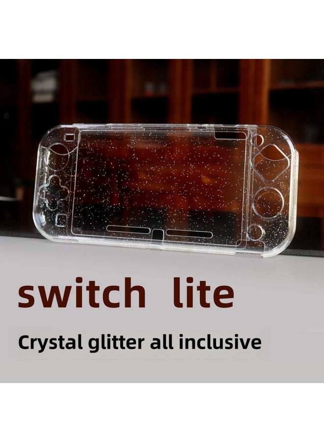 Nintendo Switch Protective Cover Lite Hard Shell Glitter Integrated Transparent Glitter Accessories Handle Shell All-inclusive Hard Shell-Model:Half Pack Of Transparent Hard Shell (special Price) - Image 2