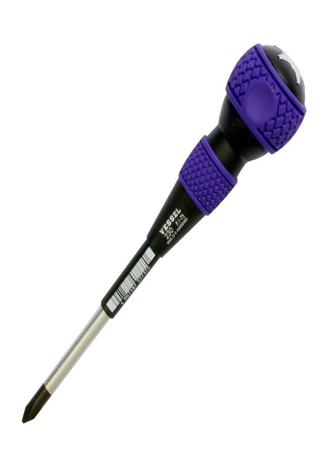 فيسيل مفك براغي VESSEL Ball Grip Tang-Thru +1x75 (3") رقم 230 230P175 - Image 1
