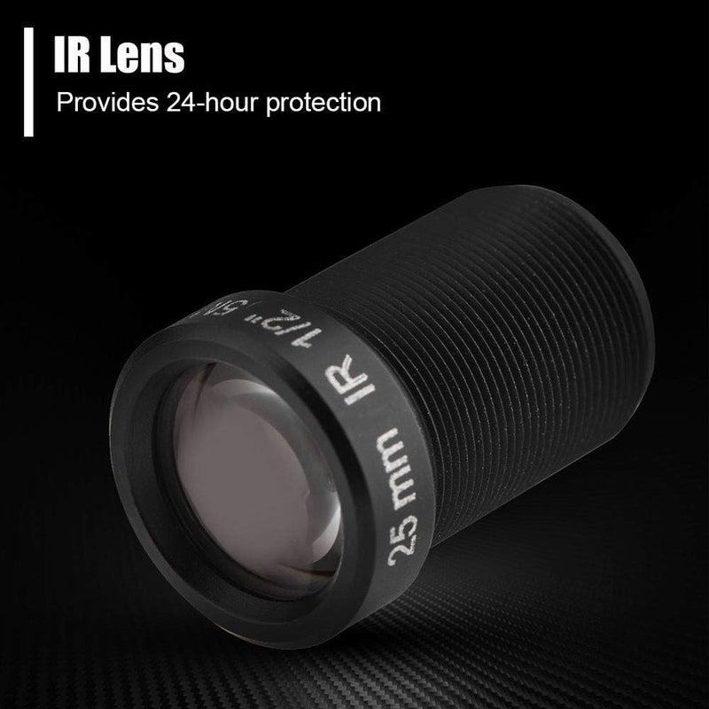 Wendry HD CCTV Camera Lens, 5 Million Pixels and 25mm Focal Length Have IR Night Vision Function Universal Compatibility Gives You a 24-Hour Default - Image 2