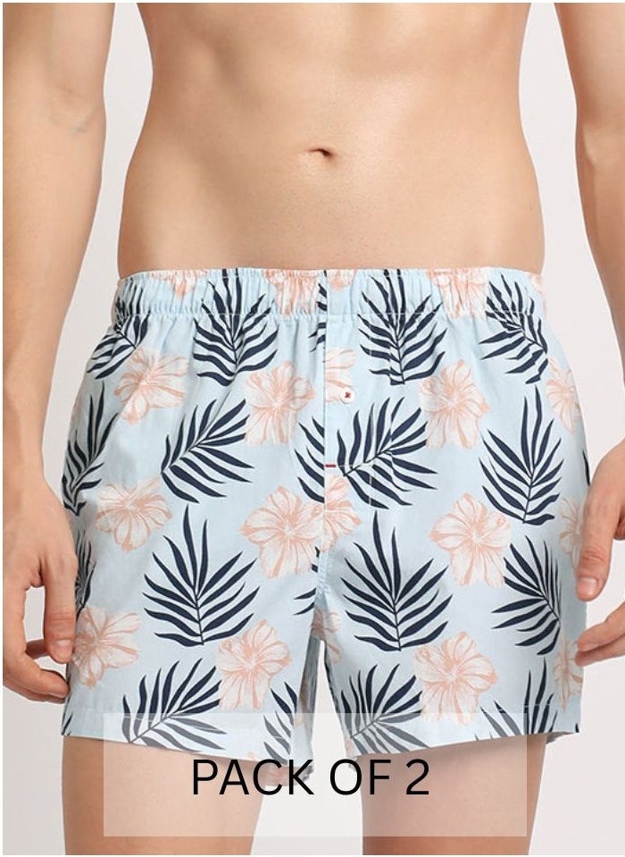 THE BEAR HOUSE Mens Cotton Boxers Multipack Soft Breathable Underwear for Men Loose Fit Comfortable Boxer Shorts for Daily Wear - Image 1