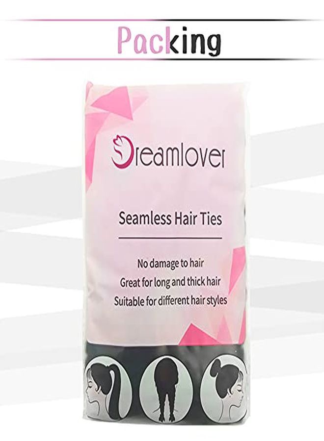 Dreamlover Hair Ties, 50 Pack Black Hair Bands - Image 2