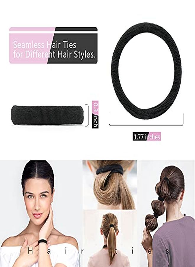 Dreamlover Hair Ties, 50 Pack Black Hair Bands - Image 3