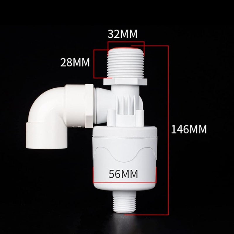 1 بوصة صمام عائم للتثبيت العلوي الخارجي متعدد المستويات لخزانات البناء - Image 5