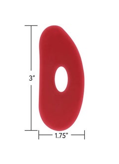 IMPRESA Soft Ribs For Pottery Pack Of 2 Ultrasoft Red Silicone Shaping Pottery Tools For Crafting Smooths And Shapes While Removing Finger Marks Ideal For Wheel Throwing And Handbuilding  - Image 3
