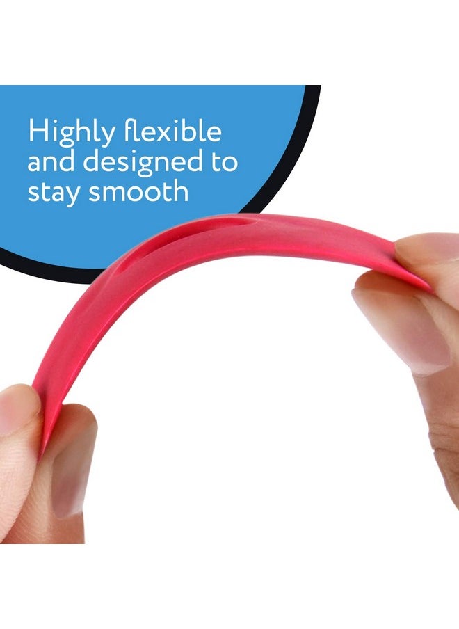 IMPRESA - Soft Ribs For Pottery Pack Of 2 Ultrasoft Red Silicone Shaping Pottery Tools For Crafting Smooths And Shapes While Removing Finger Marks Ideal For Wheel Throwing And Handbuilding - Image 1