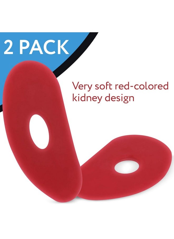 IMPRESA - Soft Ribs For Pottery Pack Of 2 Ultrasoft Red Silicone Shaping Pottery Tools For Crafting Smooths And Shapes While Removing Finger Marks Ideal For Wheel Throwing And Handbuilding - Image 1