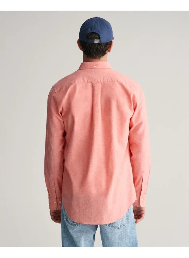 GANT Gant Regular Fit Cotton Linen Shirt