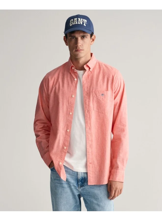 GANT Gant Regular Fit Cotton Linen Shirt