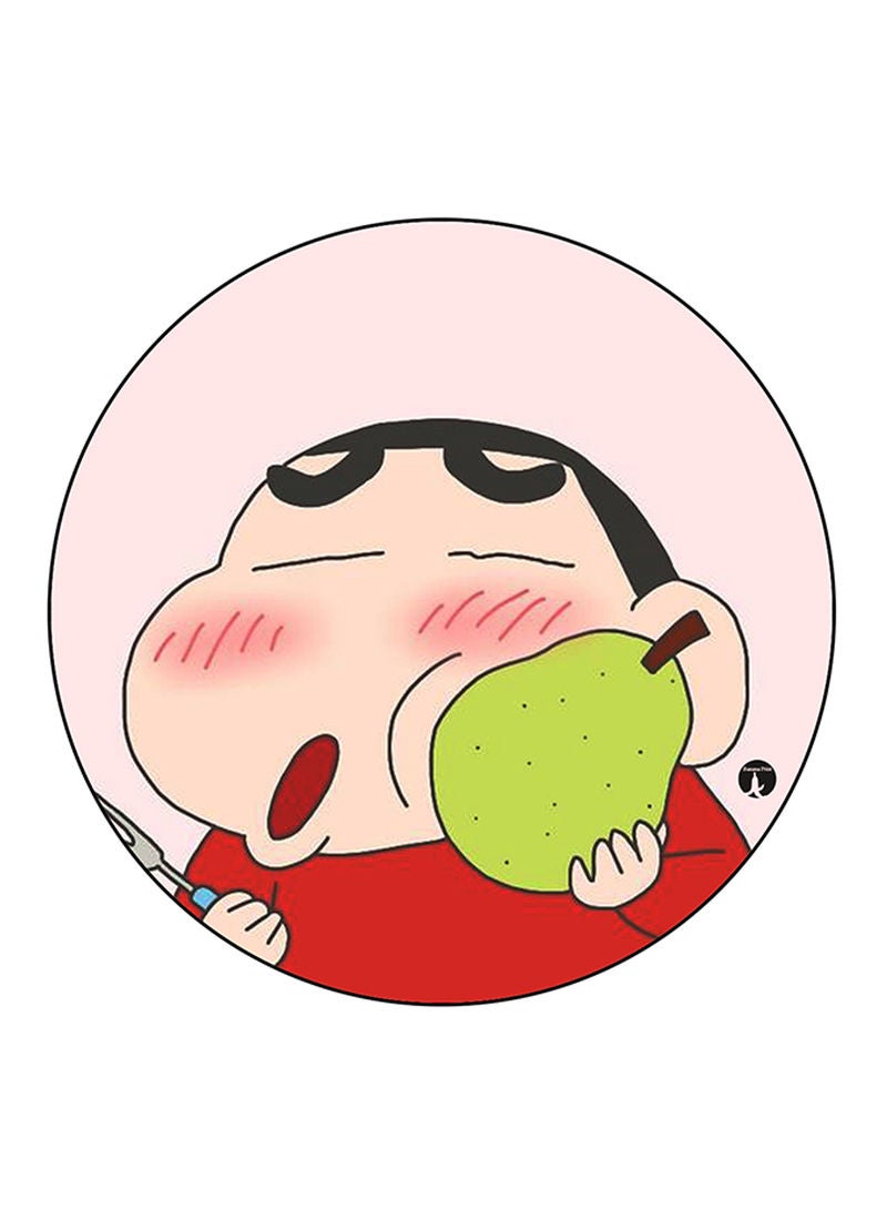 Anime Shin Chan Printed Mouse Pad  Multicolour
