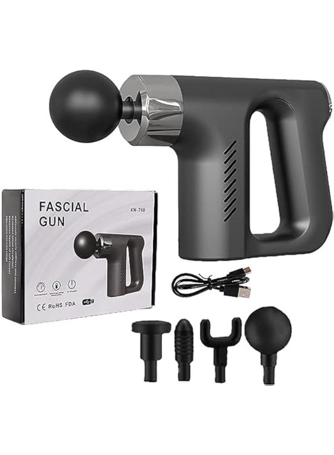 Hand Held Mini Massage Gun - Percussion Vibration for Deep Muscle & Facial Relaxation - Portable and Professional Therapy Device - Image 1