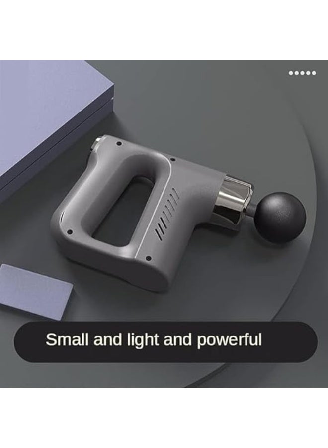 Hand Held Mini Massage Gun - Percussion Vibration for Deep Muscle & Facial Relaxation - Portable and Professional Therapy Device - Image 4