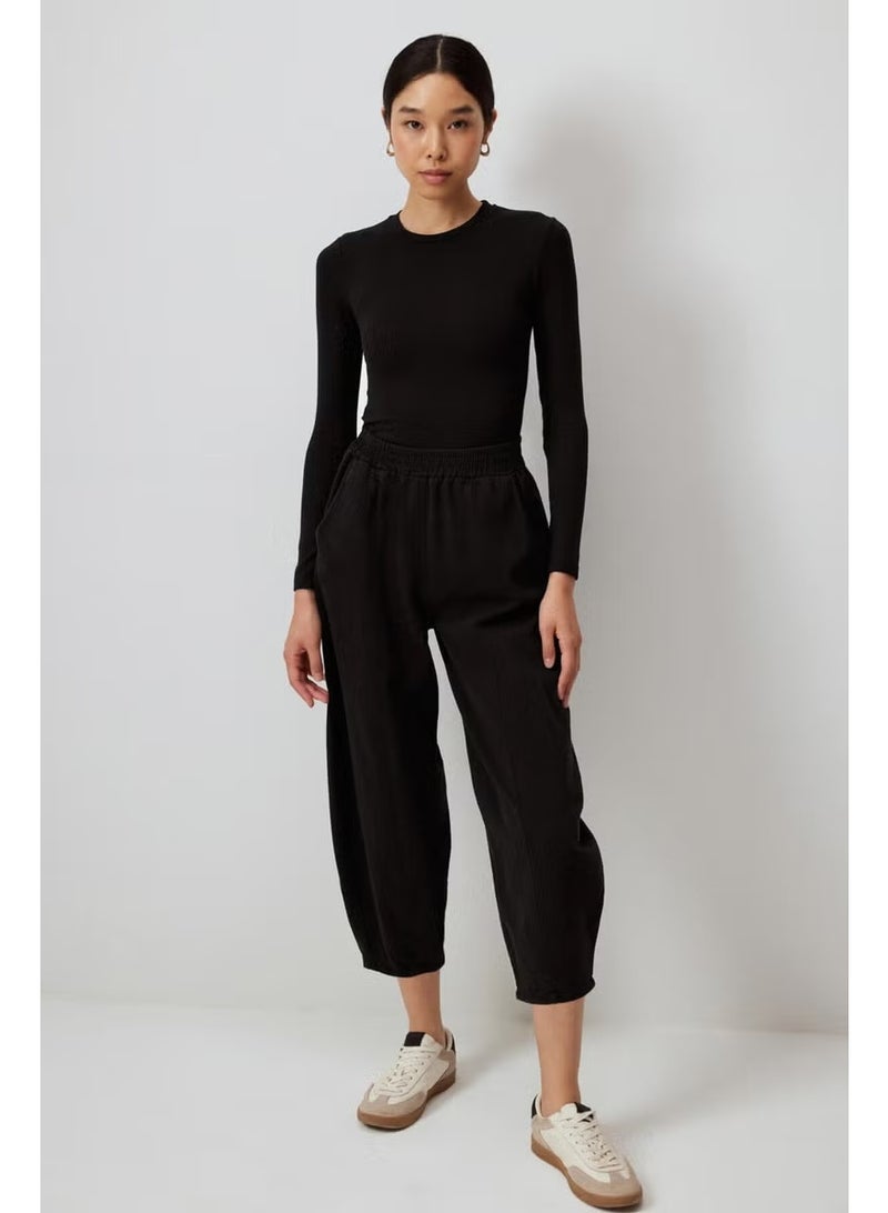 Touche Elastic Waist Shalwar Trousers - Image 1