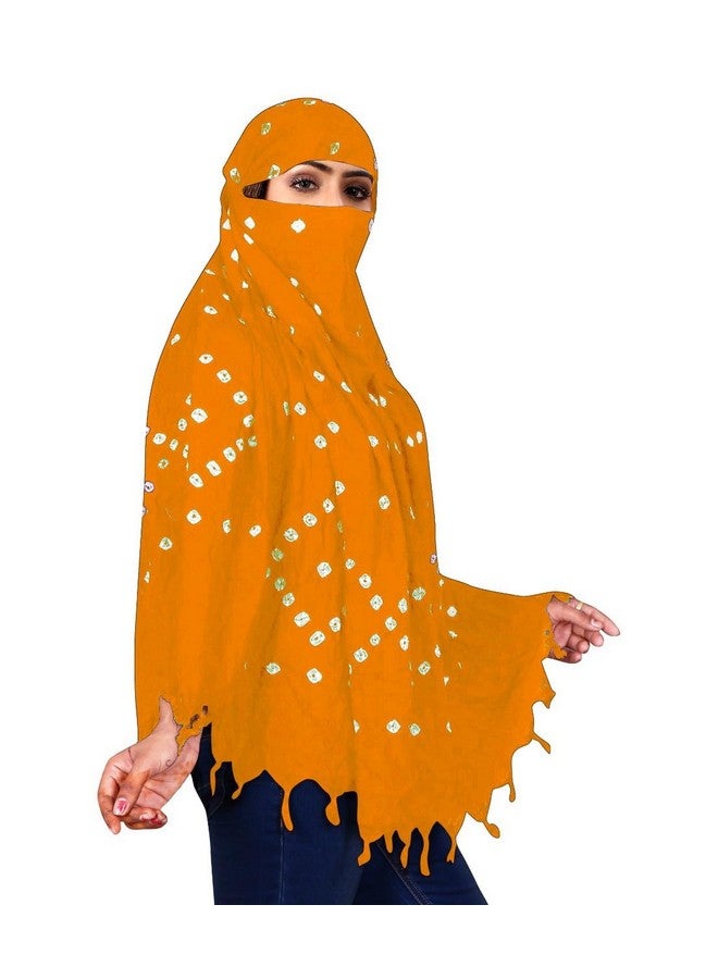 Six Sigma SIXSIGMA® Cotton Long Scarf Cum Mask | Color Printed Design | Universal Size | For Girl & Women | Breathable Sun Protection Light Weight - Image 2