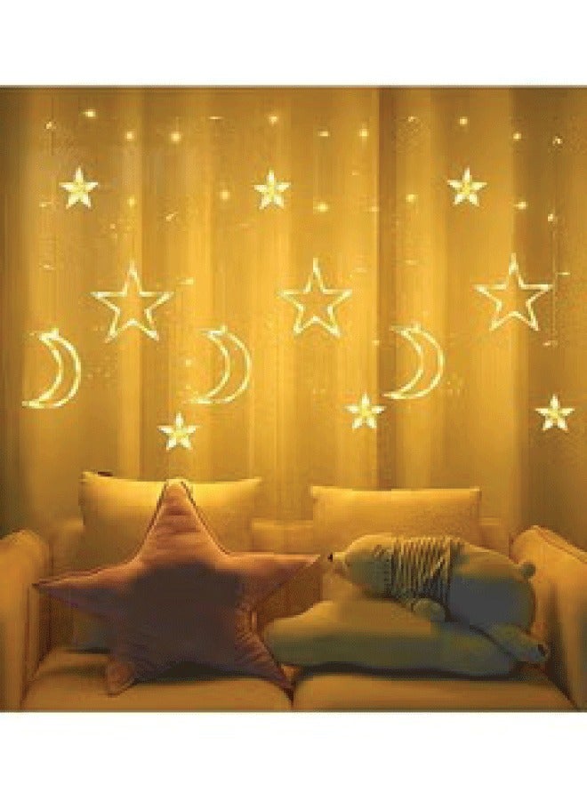Crescent and Star Curtain - Ramadan Decoration - Image 1