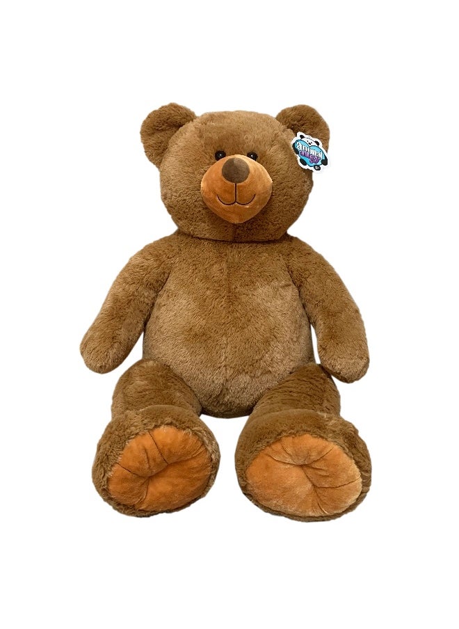 Animal Alley Hugfun Smiling Jumbo Teddy Bear Plush (1.09 m, Brown) 