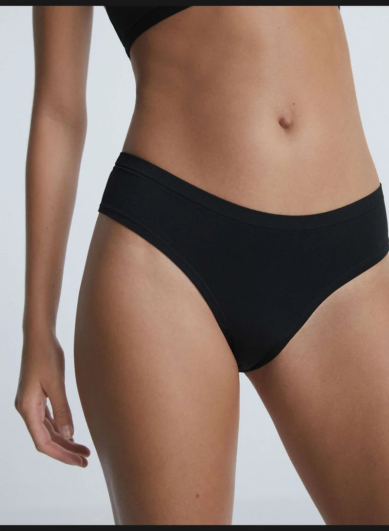 oysho Seamless modal hipster briefs