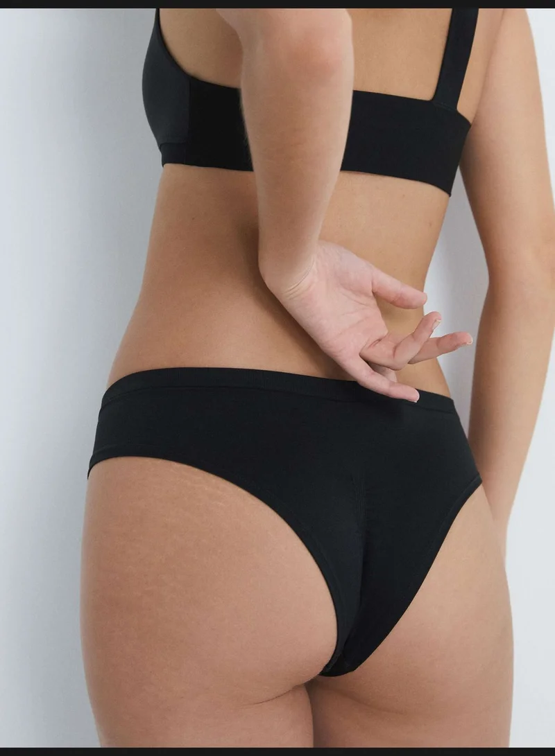 oysho Seamless modal hipster briefs
