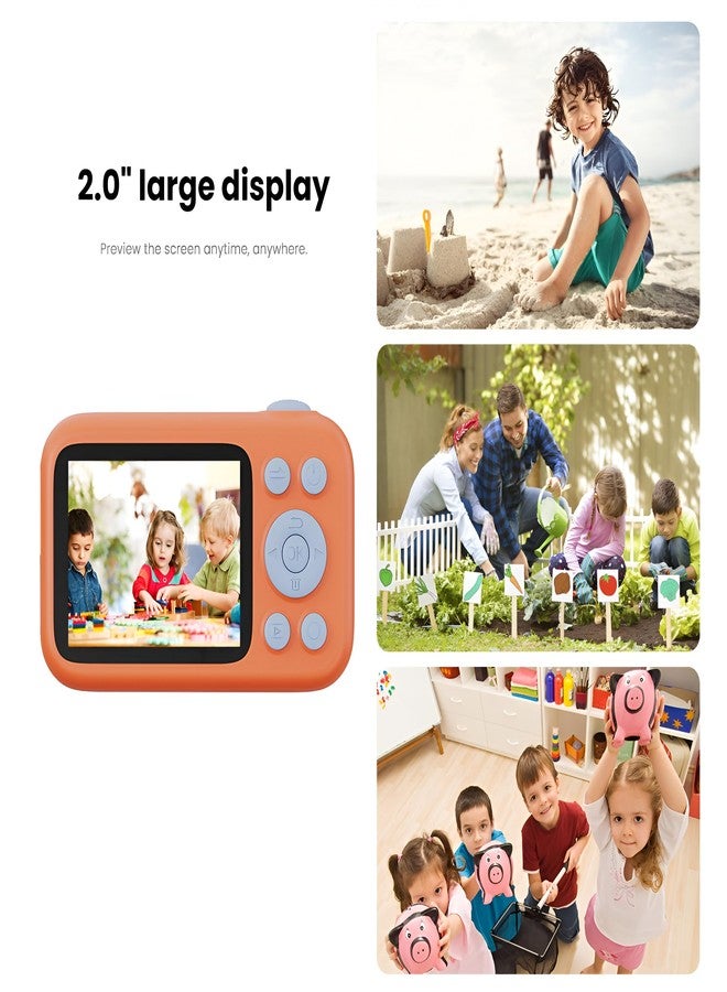 SJCAM FunCam+ Dual Screen Action Camera | 1080P Ultra HD | 2.4" Large Display for Video Recording, Photo Shooting, Timelapse | Children & Adult Kids | Buff - Image 5