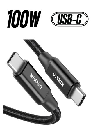 USB C to USB C 3.1 Gen 2 Cable 10Gbps Data Transfer, 4K Video Output Monitor Cable 100W PD Fast Charging Compatible with Thunderbolt 3, MacBook Pro, iPad Pro, Galaxy S21, Google Pixel - 3.3FT - pzsku/Z5775C4ADA60D1DFC7349Z/45/_/1738266493/18c2a22c-2b36-4d70-8ca5-be5d91cd9258