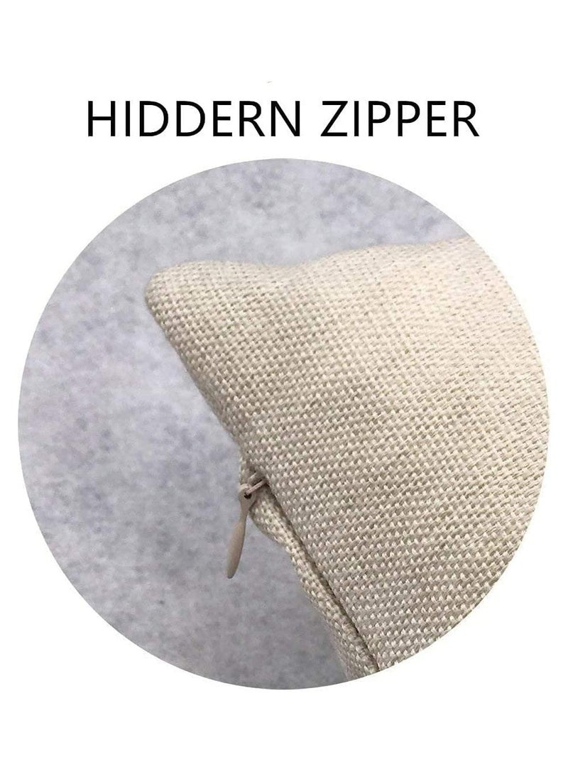 Zikra Jar Throw Pillow Covers 18x18 Sunflower Pillowcase Blue Vase Cushion Seasonal Case for Outdoor Sofa Couch Living Room Bedroom Home Decoration 4 Pack - Image 4