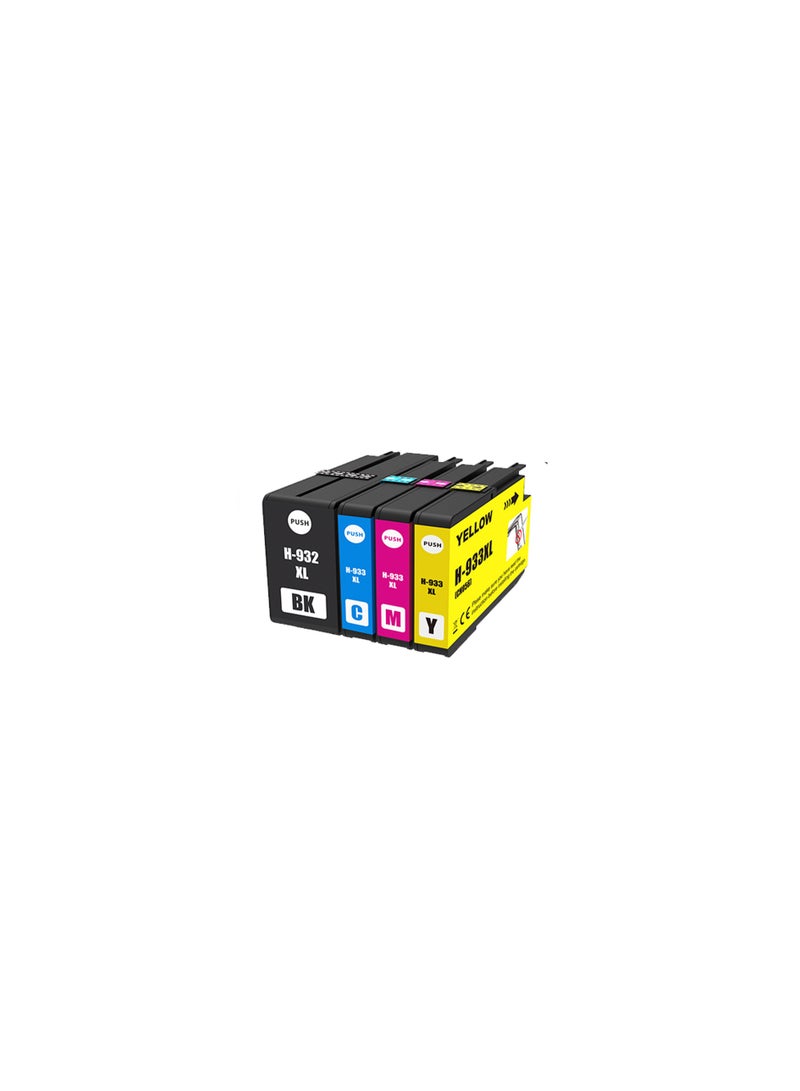 Compatible for 932XL 933XL Ink Cartridges for HP officejet 7110 7612 7510 7610 7512 - Image 1