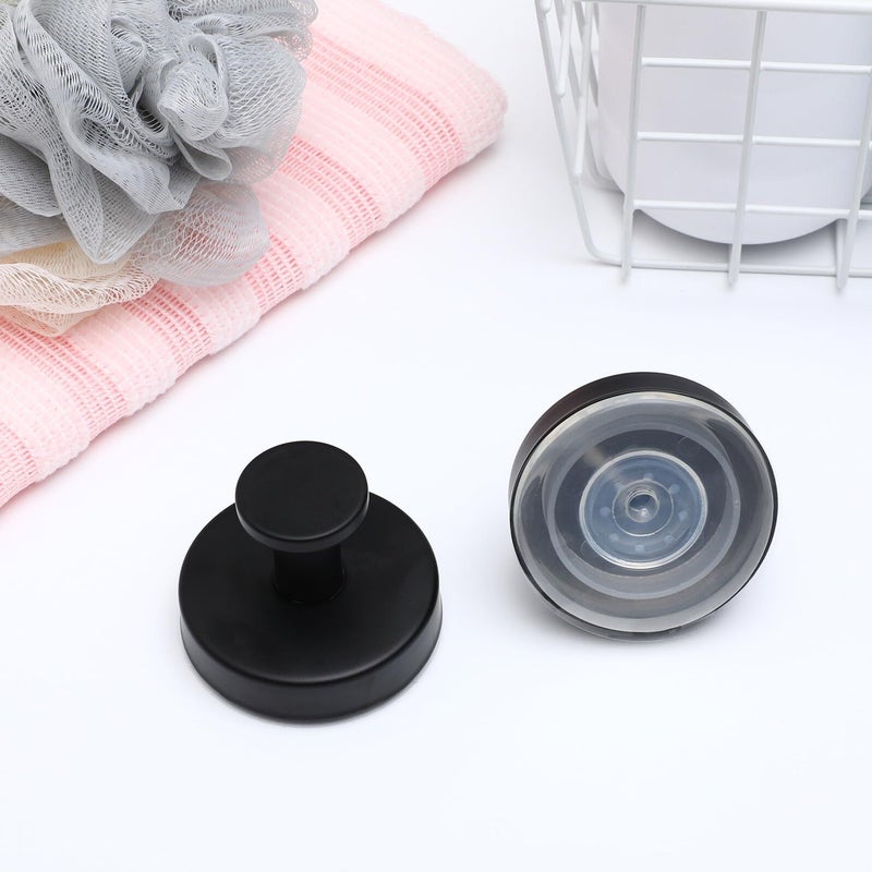 Stainless Steel Suction Cup Hooks 2Pcs No Drill Wall Mount Towel Holder - Image 5