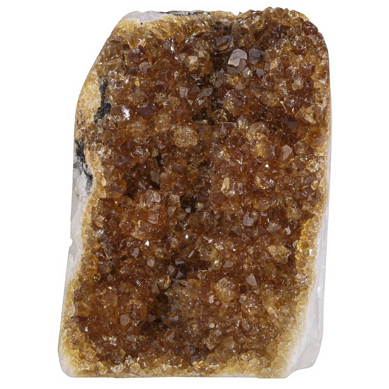 SUNYIK Irregular Citrine Stone Slab SelfStanding Upright Citrine Quartz Geode Cluster for Home Office Decor Meditation Relax 51100g