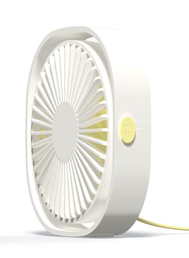 Upgraded small USB Typhoon, 3-speed strong wind, 360 ° rotation, quiet USB air circulation fan for offices, dormitories, laptops, libraries - Image 3