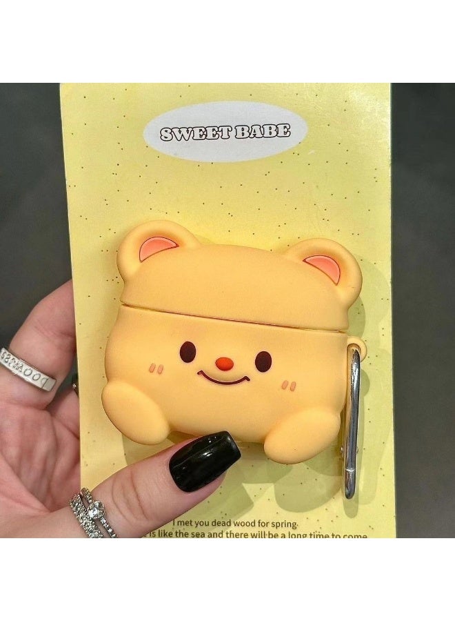 Cute Cartoon Earphone Case for AirPods 4th Generation Apple Wireless Bluetooth Earbuds 