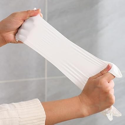 Latex Hand GlovesWhiteFood GradeNon SterileMedical ExaminationAllPurposeLess PowderedCleaningExamination Gloves Pack of 100 Extra Large XL 100 count  - Image 3