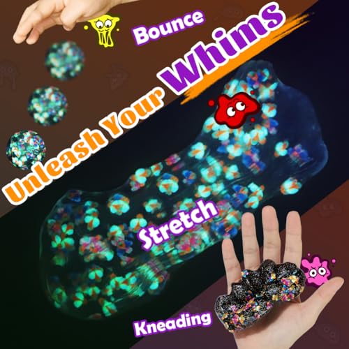 WATERELF Play Putty Slime for Kids Fidget Sensory Artistic Therapy Putty Toys for Boys Girls Adults Stress Relief NonSticky Mixins PM003 - Image 5
