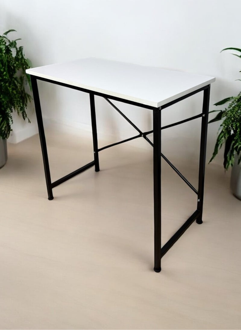 80*40cm desk, easily assembled and disassembled - White - Image 3