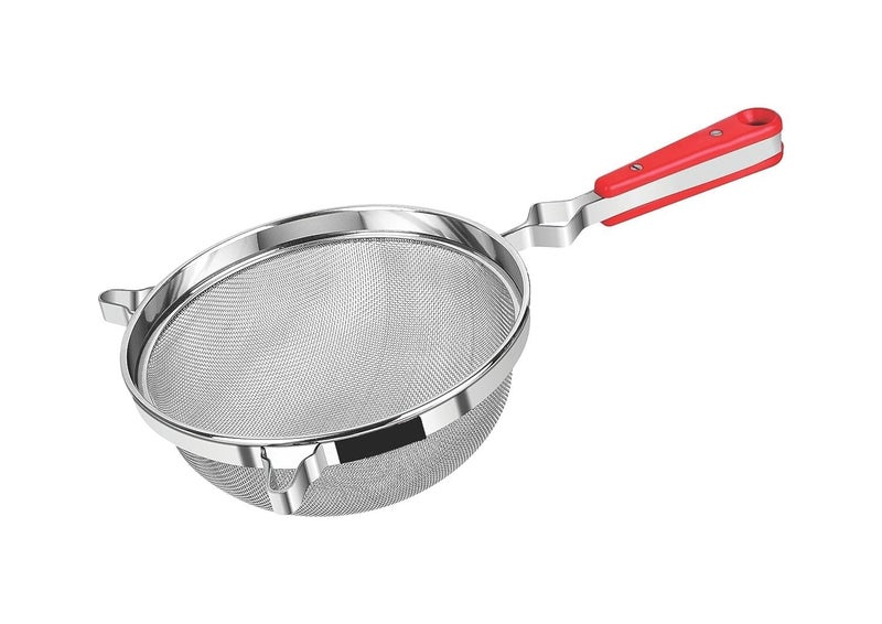 Konquer TimeS Stainless Steel Soup & Juice Strainer/Liquid Filter Size - 18.5 Cm X 33 Cm X 7.9 Cm - (18Cm) - Image 1