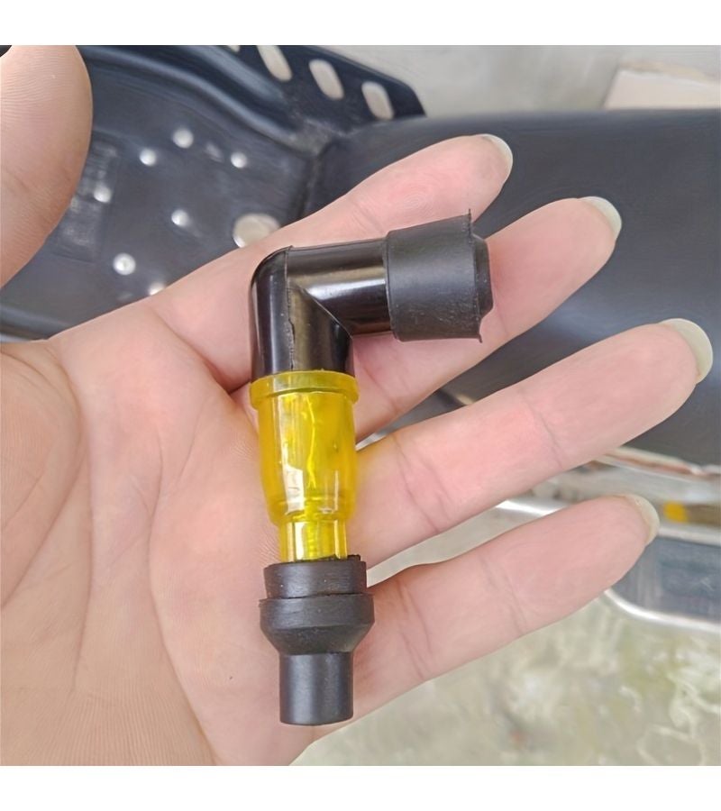 Red High-Pressure Waterproof Universal Motorcycle Spark Plug Cap Glitter Spark Plug Decoration Accessory for Modified Parts 110 Universal - Image 4