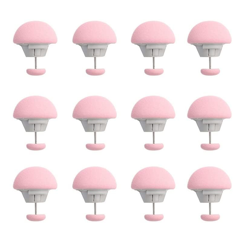 CUESVAP Mushroom Shape Duvet Clips NonSlip Cover Fixator Comforter Quilt Holder with OneKey Unlock for Blanket Bed Sheet Curtain Socks Mattress Covers Pink 5  - Image 2