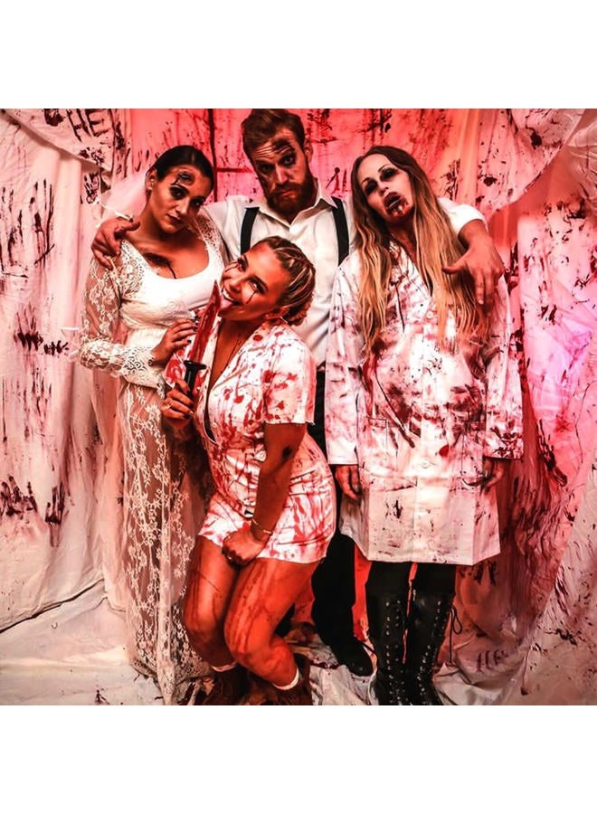 BEUSELF Halloween Fake Blood Makeup Kit - Edible Fake Blood Gel 1.06oz + Fake Blood Spray 1.76oz + Coagulated Blood 1.06oz, Realistic Washable Special Effects SFX Makeup Set for Zombie Vampire Monster Cosplay  - Image 4