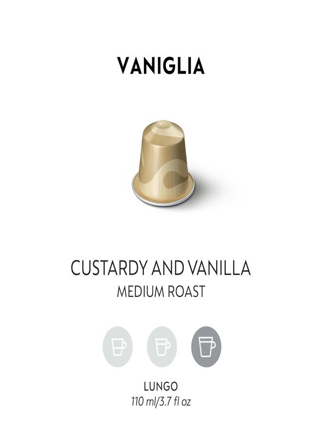 Nespresso Vaniglia Barista Creations Roasted Coffee Capsules, Original Line, 10 capsules in 1 Sleeve - Pack of 5 - Image 2