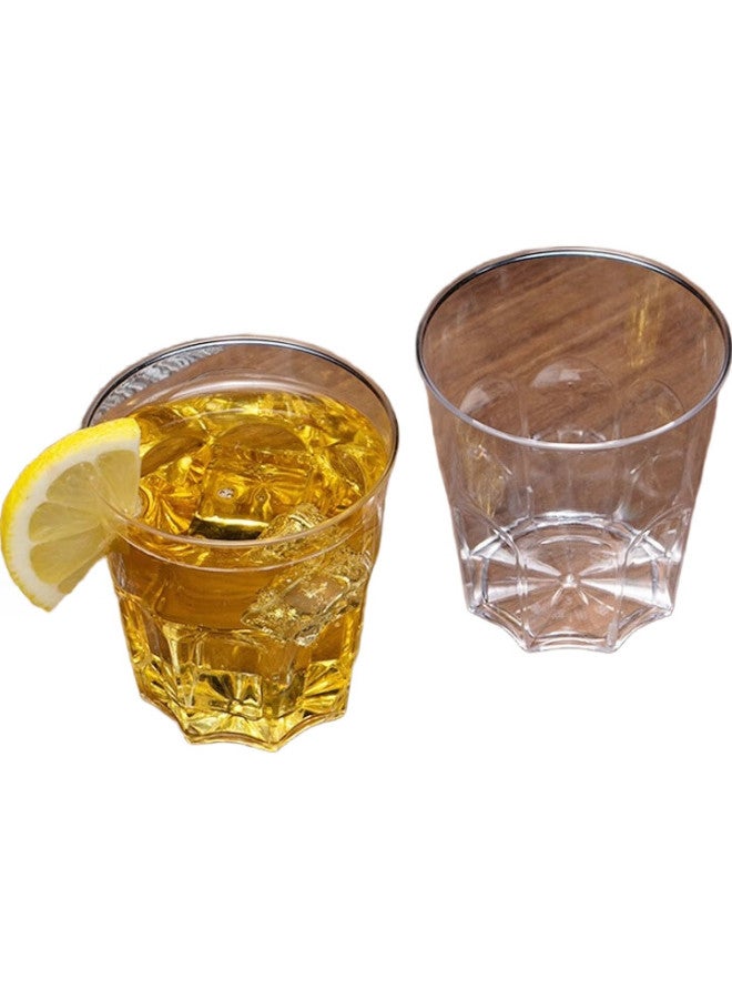 All-round Quanshi Aviation Cups, Disposable Thickened Hard Plastic Space Cups, 200Ml*50 Pieces, Water Cups, Beverage Cups, Tea Cups, Beer Mugs - Image 1