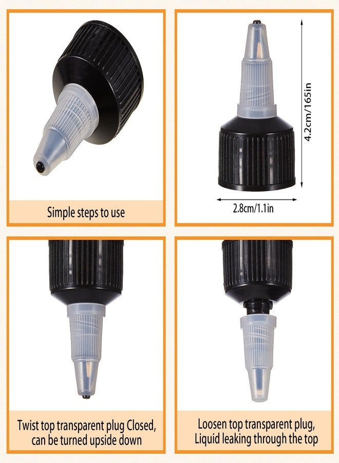 Barydat مجموعة باريدات من 36 زجاجة ضغط سعة 8 أونصة، مزودة بغطاء لولبي، زجاجات زيت شعر فارغة مع قمع، زجاجات بلاستيكية كهرمانية قابلة لإعادة التعبئة، مناسبة لزيت الشعر السائل والشامبو واللوشن - Image 3