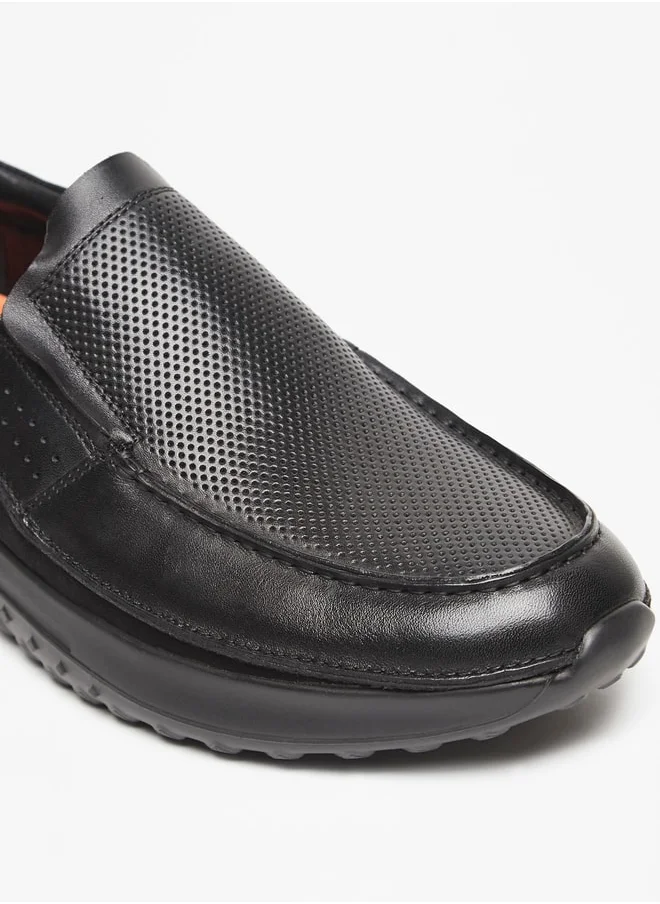 Le Confort Men's Textured Slip-On Loafers