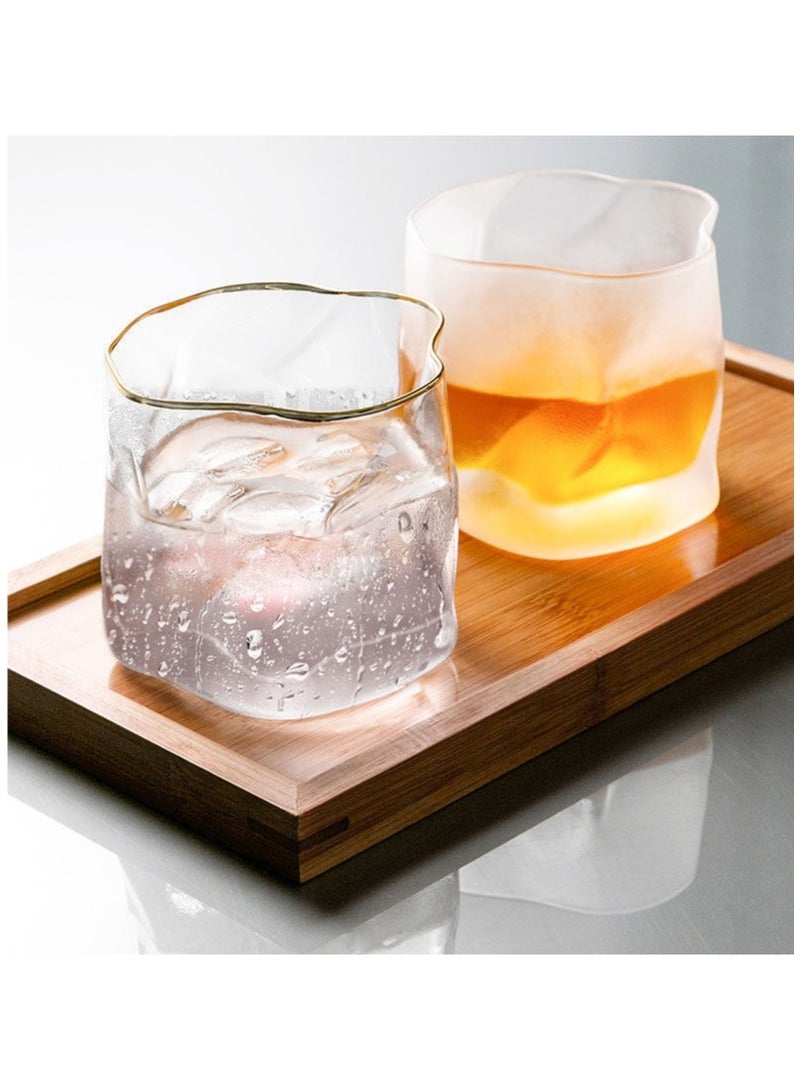 آنا طقم 4 قطع من أكواب زجاجية كريستالية متعرجة - Image 5