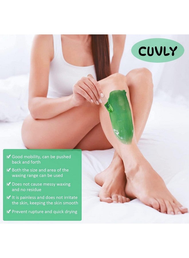 CUVLY Wax for women For Legs, Arms, Underarms, Bikini | At Home Quick And Easy Hair Removal | For Sensitive Skin (Chocolate wax 600 Gm + 30 Waxing Strips),Pack of 1 (Chocolate wax) - Image 3