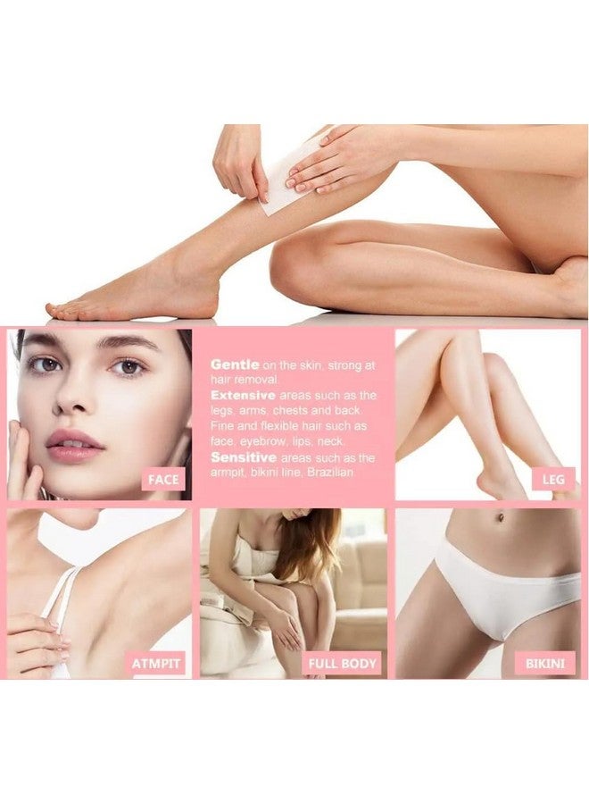 CUVLY Wax for women For Legs, Arms, Underarms, Bikini | At Home Quick And Easy Hair Removal | For Sensitive Skin (Chocolate wax 600 Gm + 30 Waxing Strips),Pack of 1 (Chocolate wax) - Image 4
