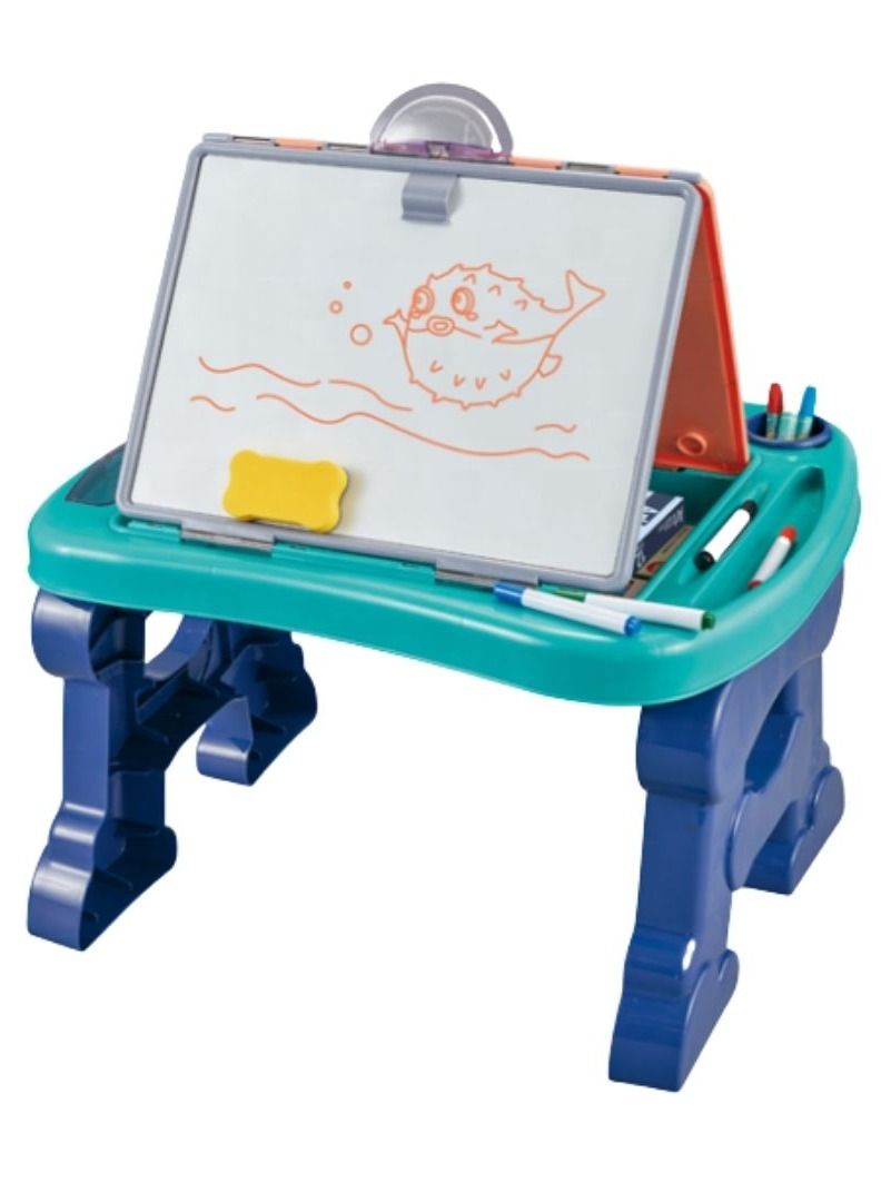 2 in 1 educational board with black and white drawing board  - Image 1