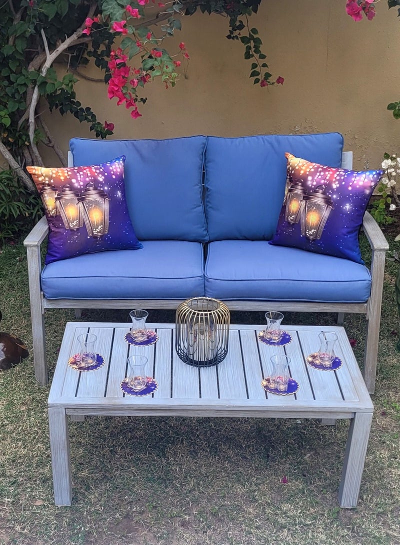 Alwan طقم coasters قماش رمضان كريم مكون من 6 قطع - Image 5