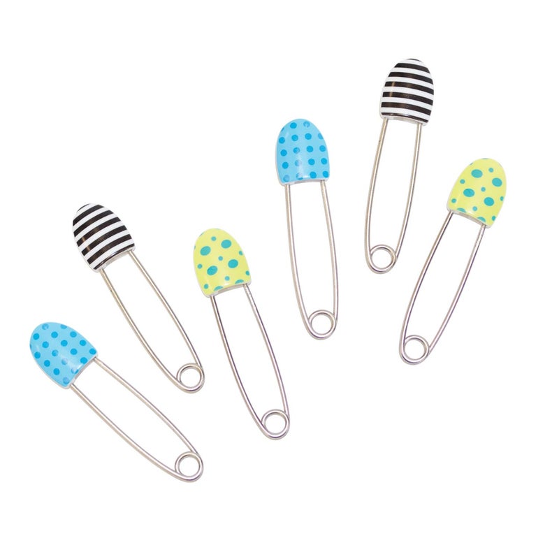Sassy Sassy Decorative Diaper Pins 6 Count - Image 2
