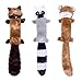 ZippyPaws Skinny Peltz No Stuffing Dog Toy Pack to Keep Them Busy for Medium and Large Dogs Squeaky Pet Toys Unstuffed Chew Toys Soft Plush Variety Pack Chipmunk Lemur and Monkey 18 - Image 3