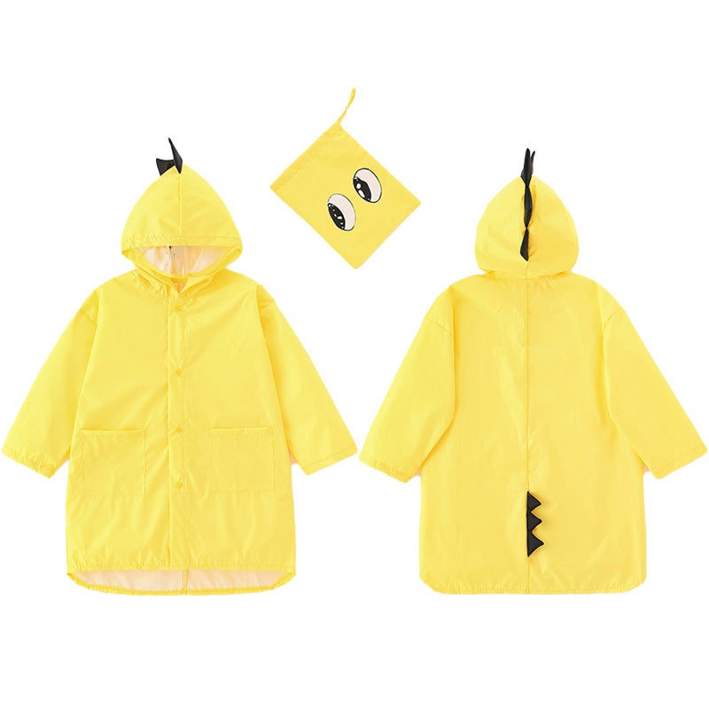 Little Dinosaur Waterproof And Windproof Poncho For Children, Boys And Girls, Kindergarten Raincoat, Ins - Image 1