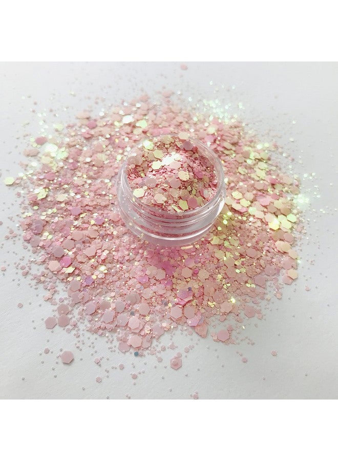 PrettyG 15 Grams/Jarpink Changeable Chunky Mixes Sequins Glitter Festival Rave Beauty Makeup Face Body Nail Art Tumbler Decoration Pcm60 - Image 4
