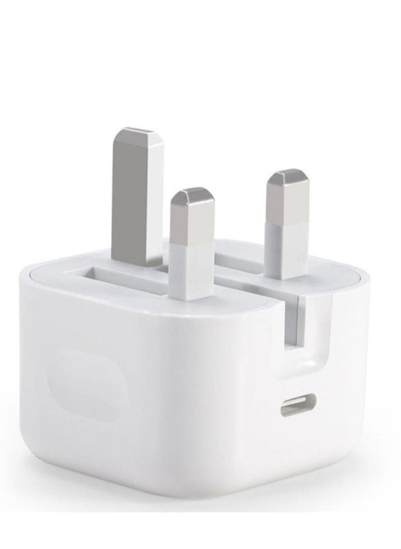 Generic - 20W PD Fast Wall Charger with Type C Port and 1 Meter Lightning Cable Compatible with iPhone 7 - Image 1